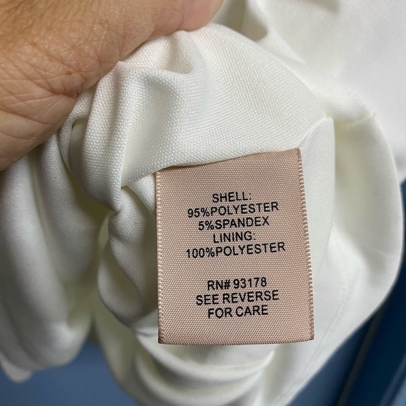 Philosophy Dress, Ivory with Gold Stud Detail, XL - Picture 7 of 9